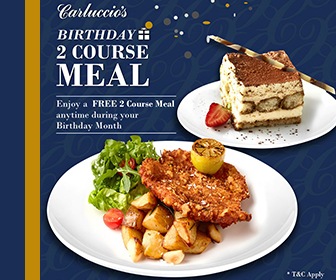 Free Birthday Offer at Carluccio’s