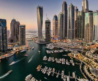 dubai marina view